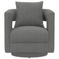 Golden Wave Furniture Jude Swivel Chair in Gray, , large