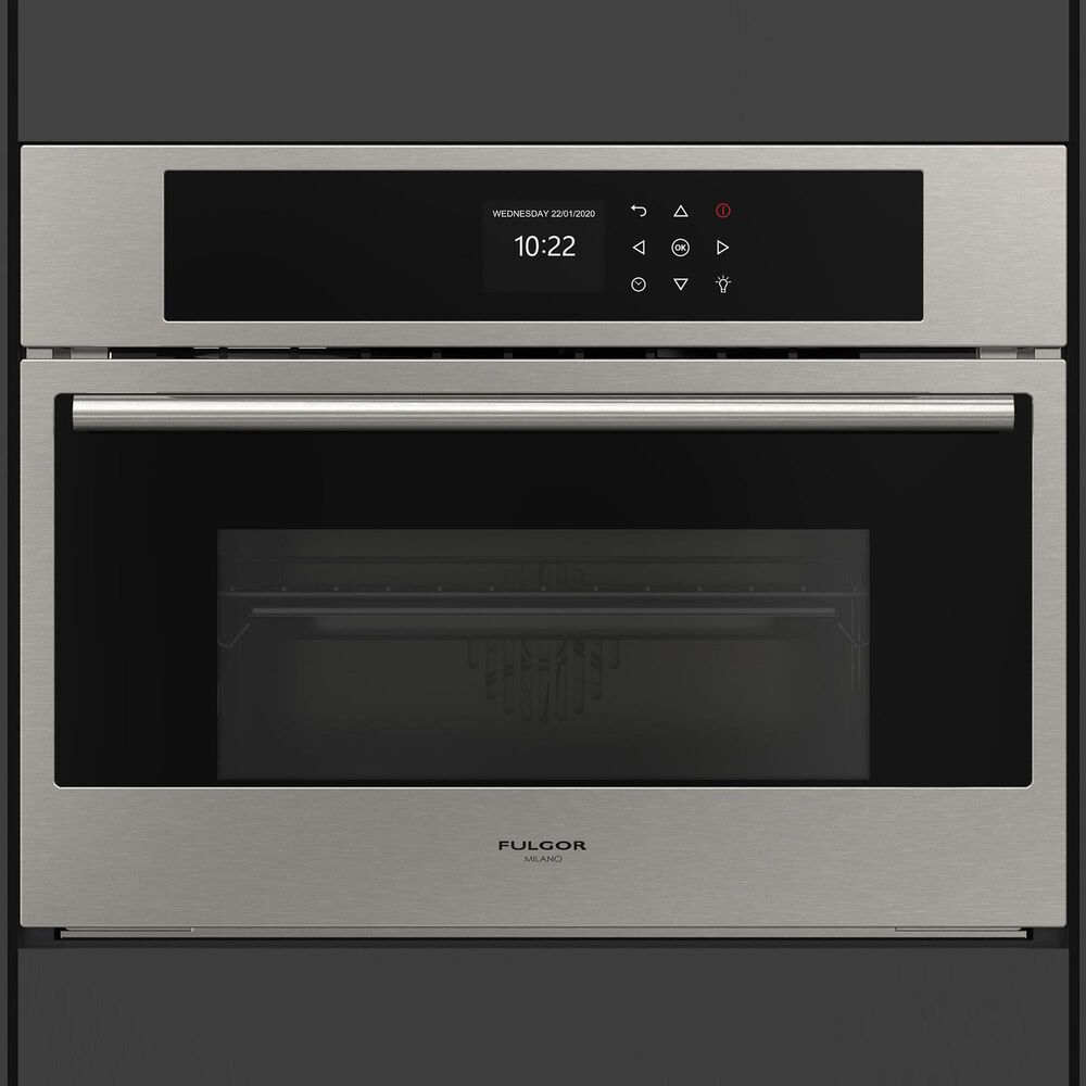 Fulgor Milano 24" Compact Steam Single Wall Oven in Stainless Steel, , large