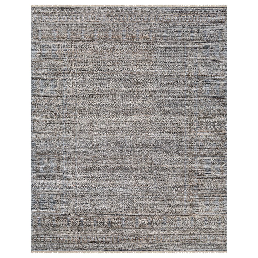 Surya Pompei 2" x 3" Dark Brown, Black, Slate, Off White and Brick Red Area Rug, , large