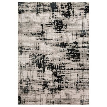 Oriental Weavers Micah 8" x 10" Black and Silver Area Rug, , large