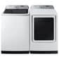 Samsung 5.4 Cu. T. Top Load Washer and 7.4 Cu. Ft. Electric Dryer Laundry Pair in White , , large