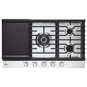 Bosch 800 Series 36 Built-In Gas Cooktop with 5 Burners in