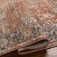 Surya Carlisle 5"3" x 7"9" Brick Red, Dark Brown, Olive, Off-White and Medium Gray Area Rug, , large