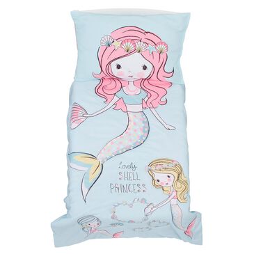 Crown Crafts Mermaid 4 Piece Toddler Bed Set , , large