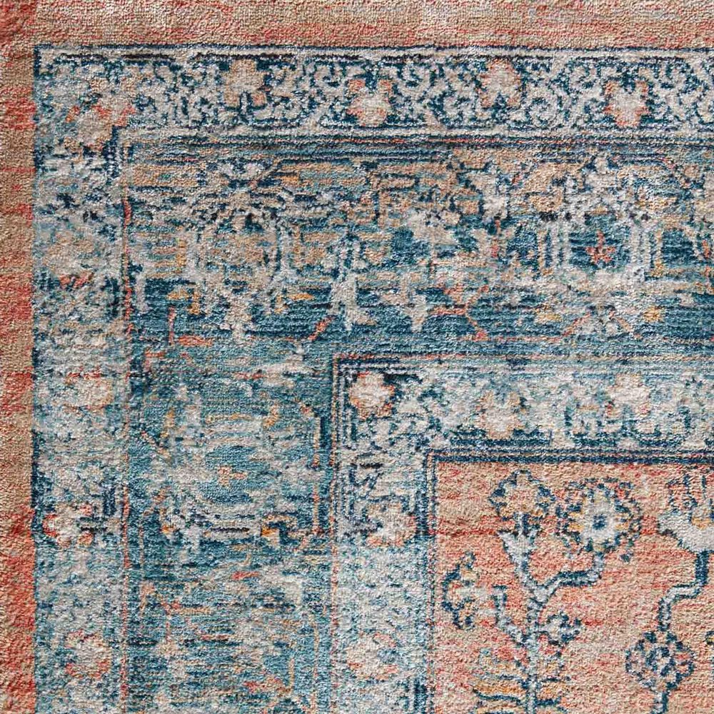 Magnolia Home Elise 2&#39;8&quot; x 7&#39;6&quot; Coral and Blue Runner, , large