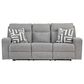 Signature Design by Ashley Biscoe Power Reclining Sofa in Pewter, , large