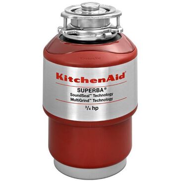 KitchenAid Continuous Feed Disposer 3/4 Horsepower Motor MultiGrind Technology, , large