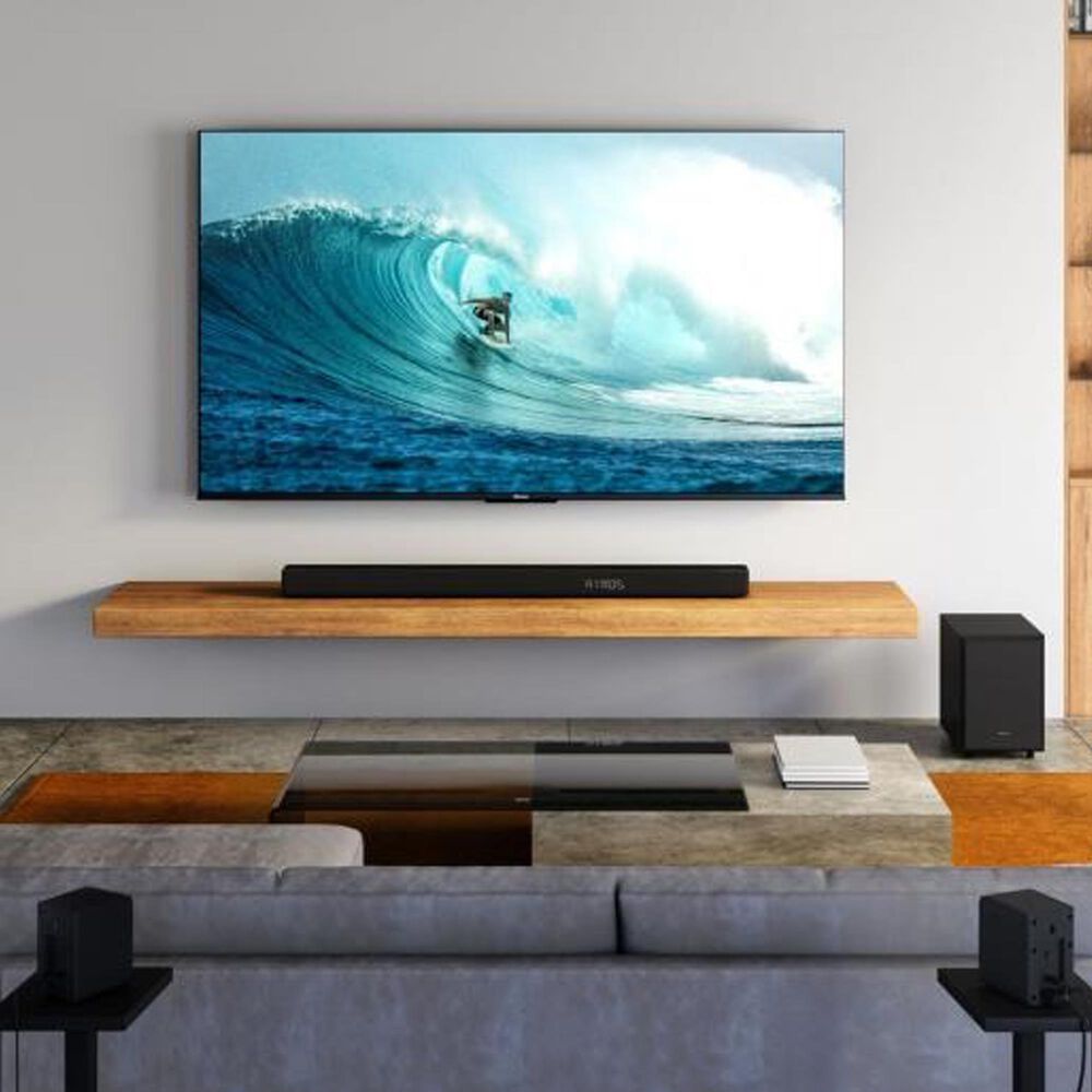 Hisense 75&quot; 4K QLED TV W/ Soundbar, , large