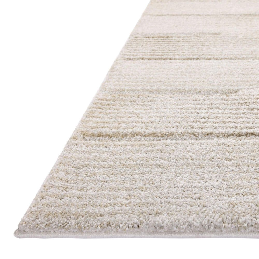 Loloi Silas 5&#39;3&quot; x 7&#39;8&quot; Fog and Natural Area Rug, , large