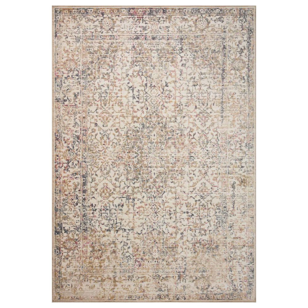 Loloi Indra 2"6" x 4" Ivory and Multicolor Area Rug, , large