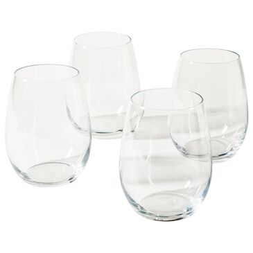 Gibson Home Barrow 4-Piece 19 Oz Stemless Wine Glass Set in Clear, , large