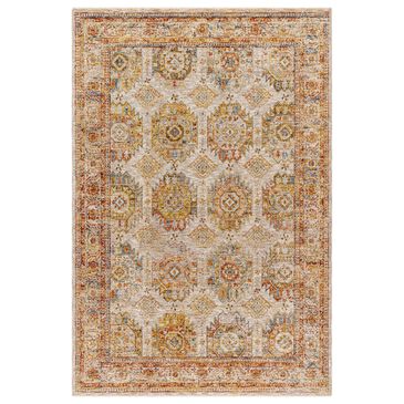 Surya Mona Lisa 2"7" x 10" Tan, Mustard, Brick Red, Sage, Olive, Dark Blue and Burgundy Runner, , large