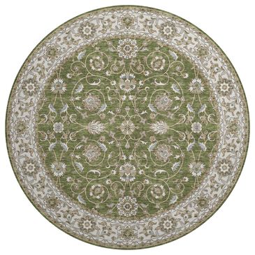 Dalyn Rug Company Hatay 8" Round Olive Area Rug, , large