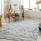 Surya Alyssa 9" x 12" Blue, Gray, White and Brown Area Rug, , large