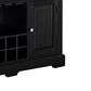 Steve Silver Aspen Kitchen Island in Ebony and White, , large