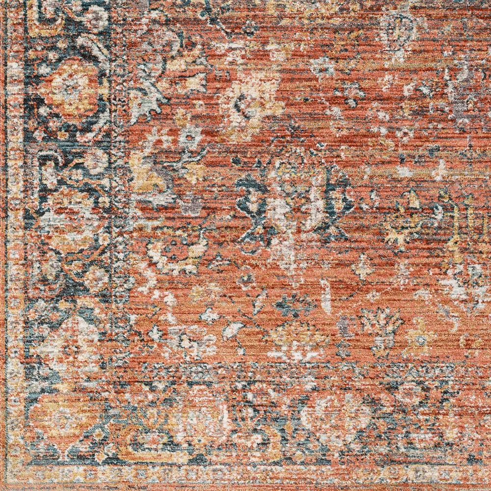 Surya Carlisle 5&#39;3&quot; x 7&#39;9&quot; Brick Red, Dark Brown, Olive, Off-White and Medium Gray Area Rug, , large