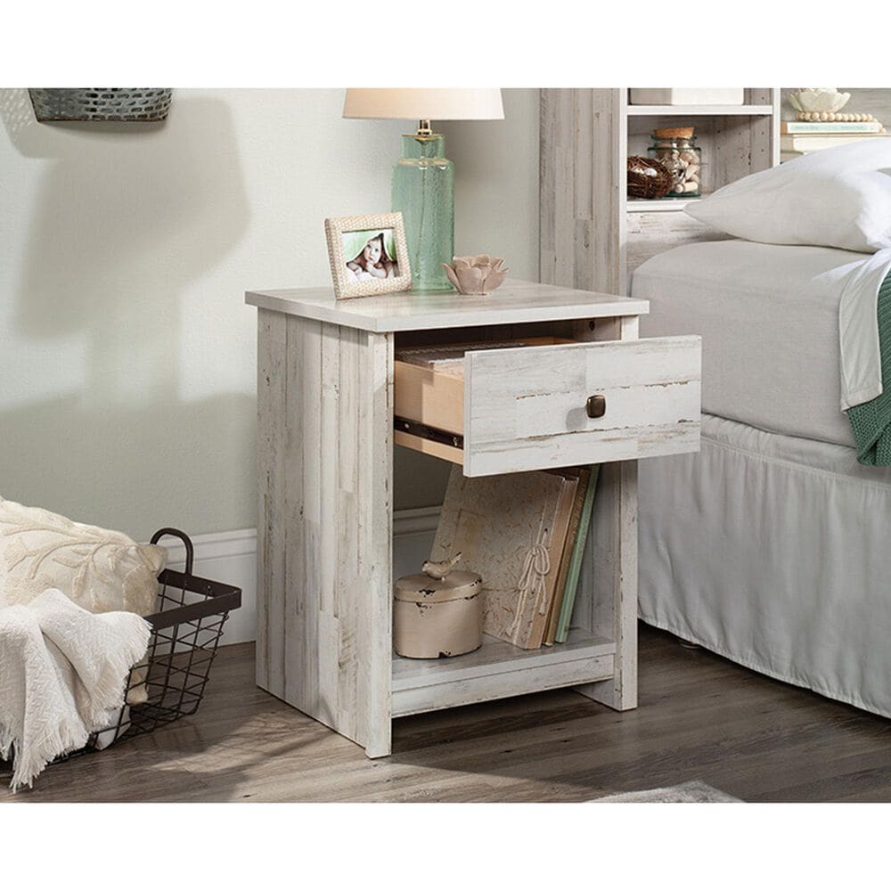 Sauder River Ranch 2-Piece Full/Queen Bedroom Set in White Plank, , large