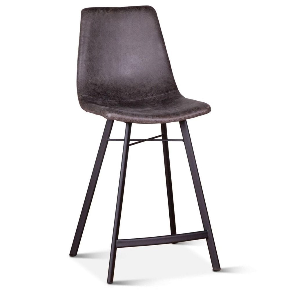 Home Trends & Design Sam Counter Stool in Charcoal, , large