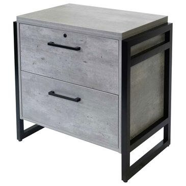 Wycliff Bay Mason Lateral File Cabinet in Gray and Black, , large