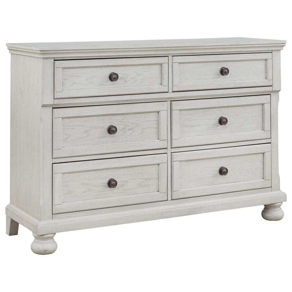 Signature Design by Ashley Robbinsdale 4-Piece Full Storage Bedroom Set in Antique White, , large