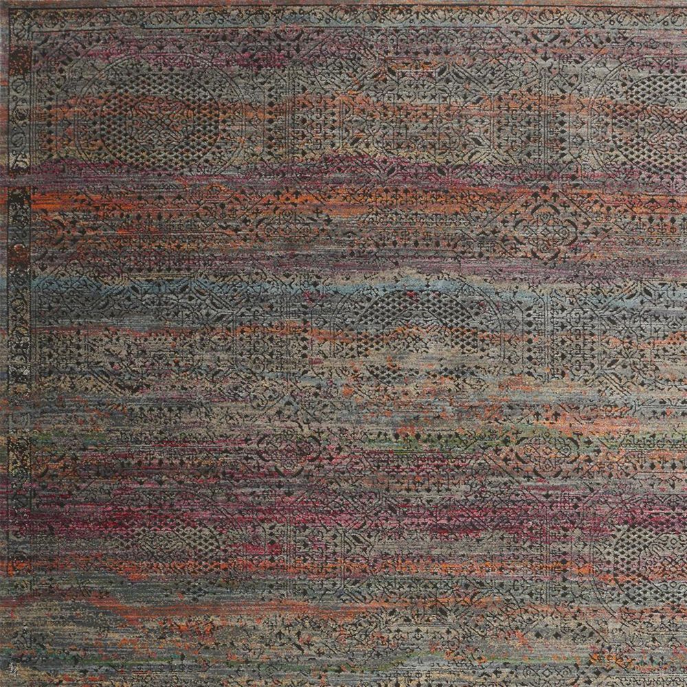 Loloi Javari JV-02 9&#39;6&quot; x 12&#39;6&quot; Charcoal and Sunset Area Rug, , large