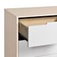 Babyletto Hudson 6 Drawer Double Dresser in Washed Natural and White, , large