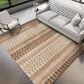 Dalyn Rug Company Brisbane 8" x 10" Mocha Area Rug, , large