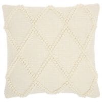 Nourison Life Styles 18x 18 Throw Pillow in Ivory