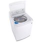 LGAPL 4.5 Cu. Ft. Top Load Washer and 7.3 Cu. Ft. Electric Dryer Laundry Pair in White, , large