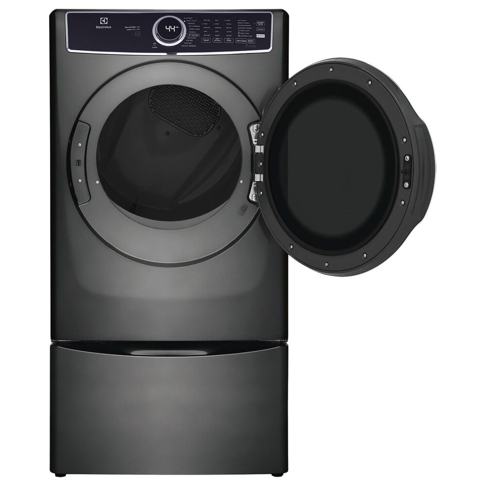 Electrolux 4.5 Cu. Ft. Front Load Washer and 8.0 Cu. Ft. Electric Dryer Laundry Pair in Titanium, , large