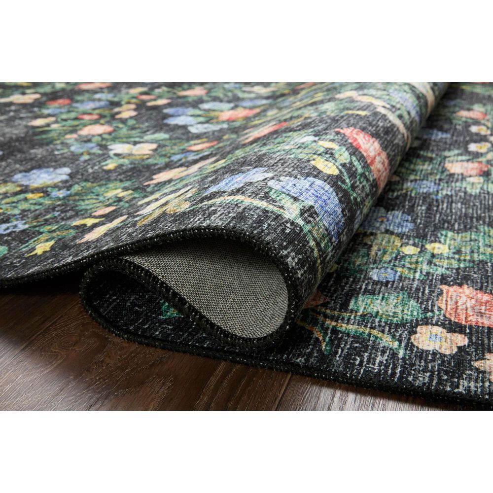 Rifle Paper Co. Palais 7&#39;6&quot; x 9&#39;6&quot; Black Area Rug, , large