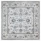 Safavieh Isabella Traditional 6"7" Square Light Gray and Cream Area Rug, , large