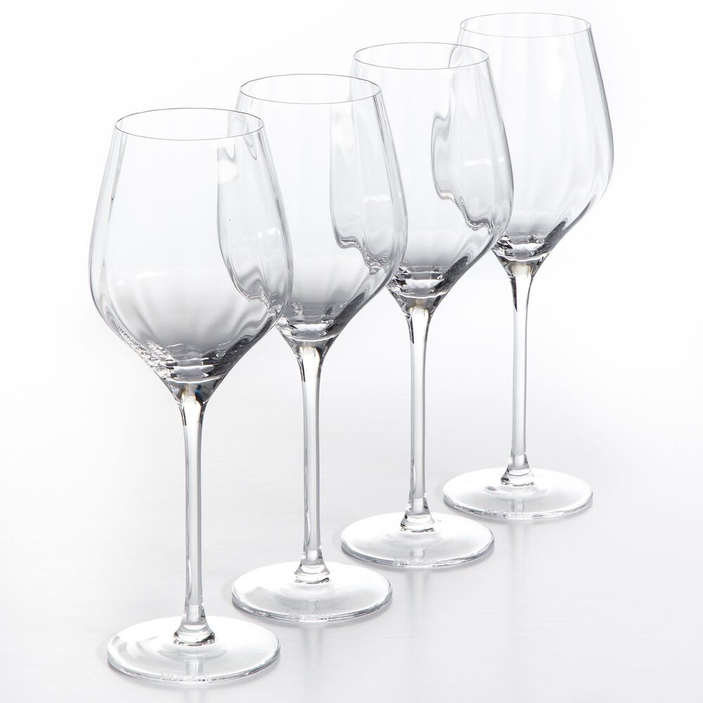 Gibson Home SLT Cambron 4-Piece 24 Oz Optic Wine Stemware in Clear, , large