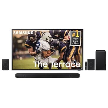 Samsung 65" 4K Terrace w/Soundbar Sys, , large