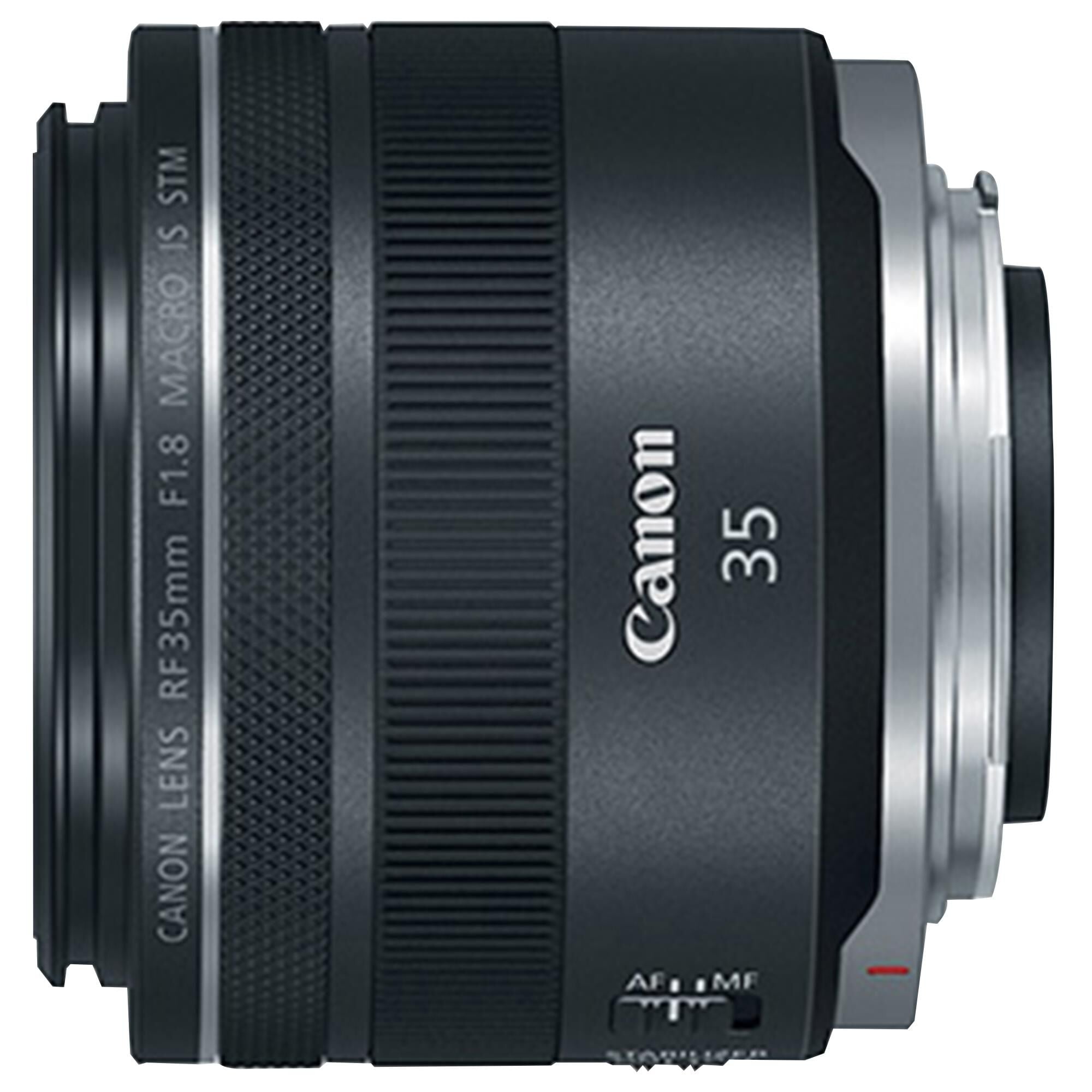 Canon RF 35mm f1.8 Macro IS STM Lens in Black | Nebraska Furniture Mart