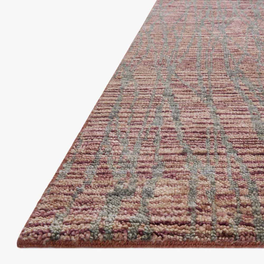 Loloi Daphne 5&#39;6&quot; x 8&#39;6&quot; Raspberry and Silver Area Rug, , large