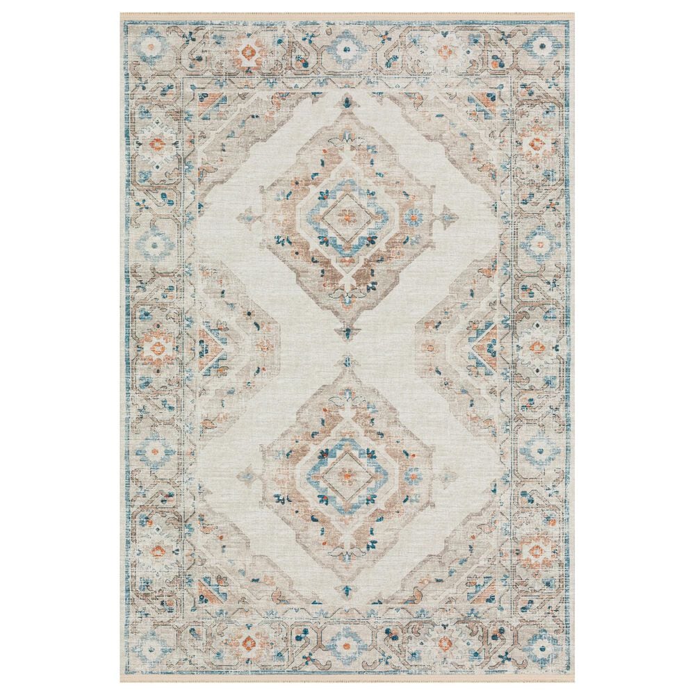 Dalyn Rug Company Marbella 9" x 13" Ivory Area Rug, , large