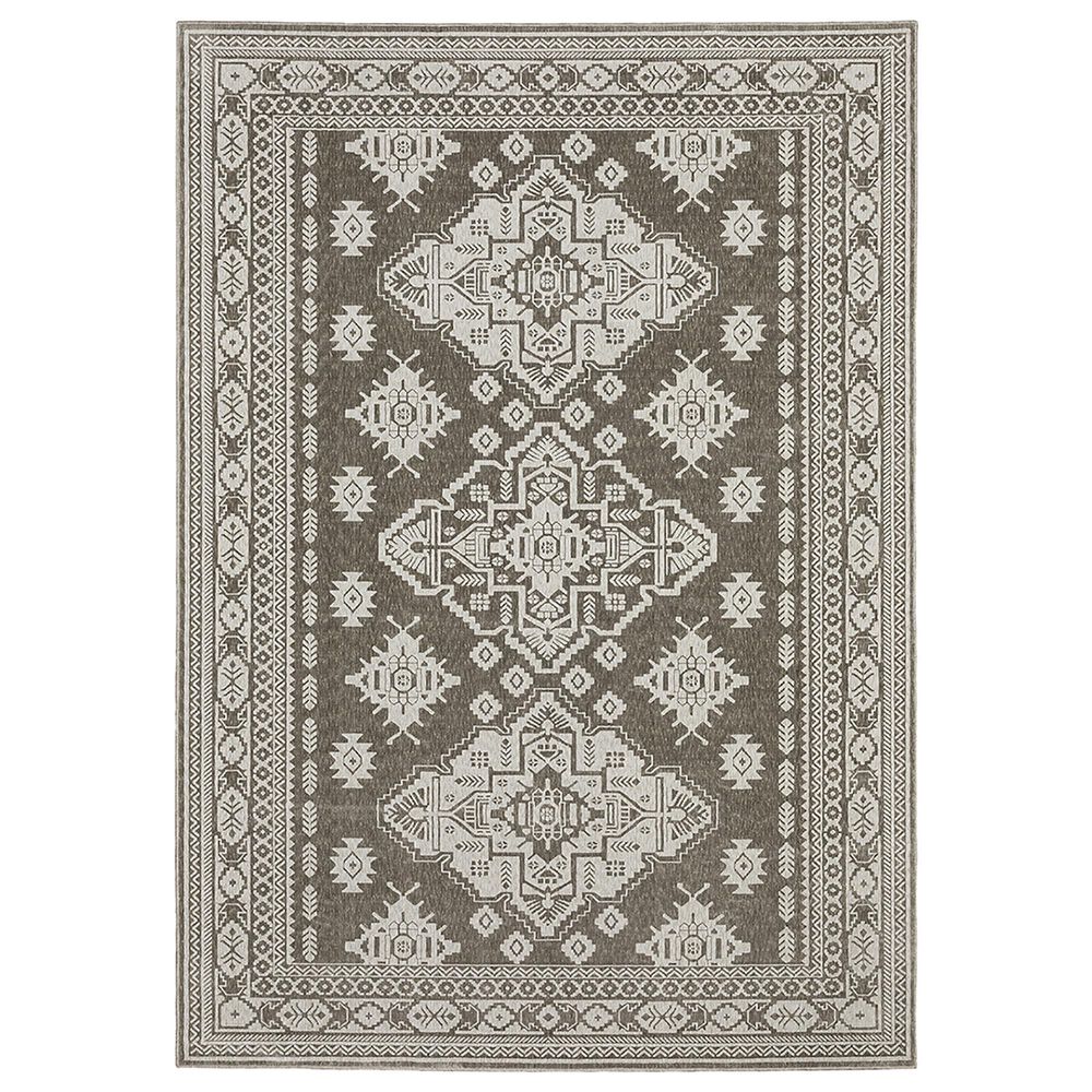 Oriental Weavers Intrigue INT06 2"3" x 7"6" Grey Runner, , large