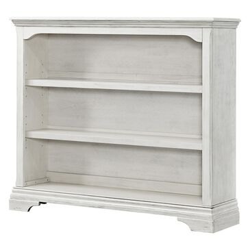 Eastern Shore Olivia Bookcase Hutch in Brushed White, , large