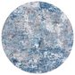 Safavieh Aston 10" Round Navy and Grey Area Rug, , large