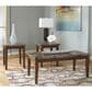 Signature Design by Ashley Theo 3-Piece Table Set in Warm Brown, , large