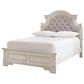 Signature Design by Ashley Realyn Full Upholstered Bed in Chipped White, , large