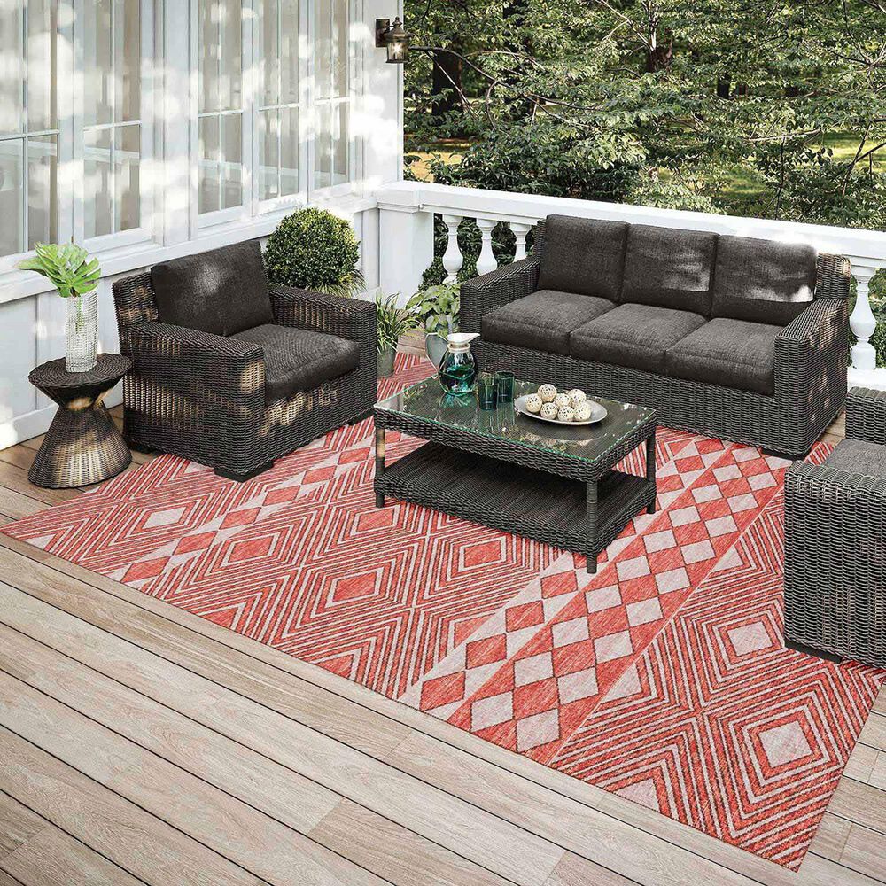 Dalyn Rug Company Sedona SN1 10&#39; x 14&#39; Paprika Indoor/Outdoor Area Performance Rug, , large