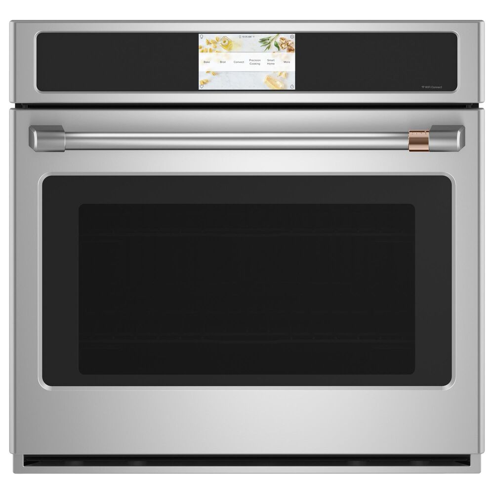 Cafe 30" Smart Built-In Convection Single Wall Oven in Stainless Steel, , large