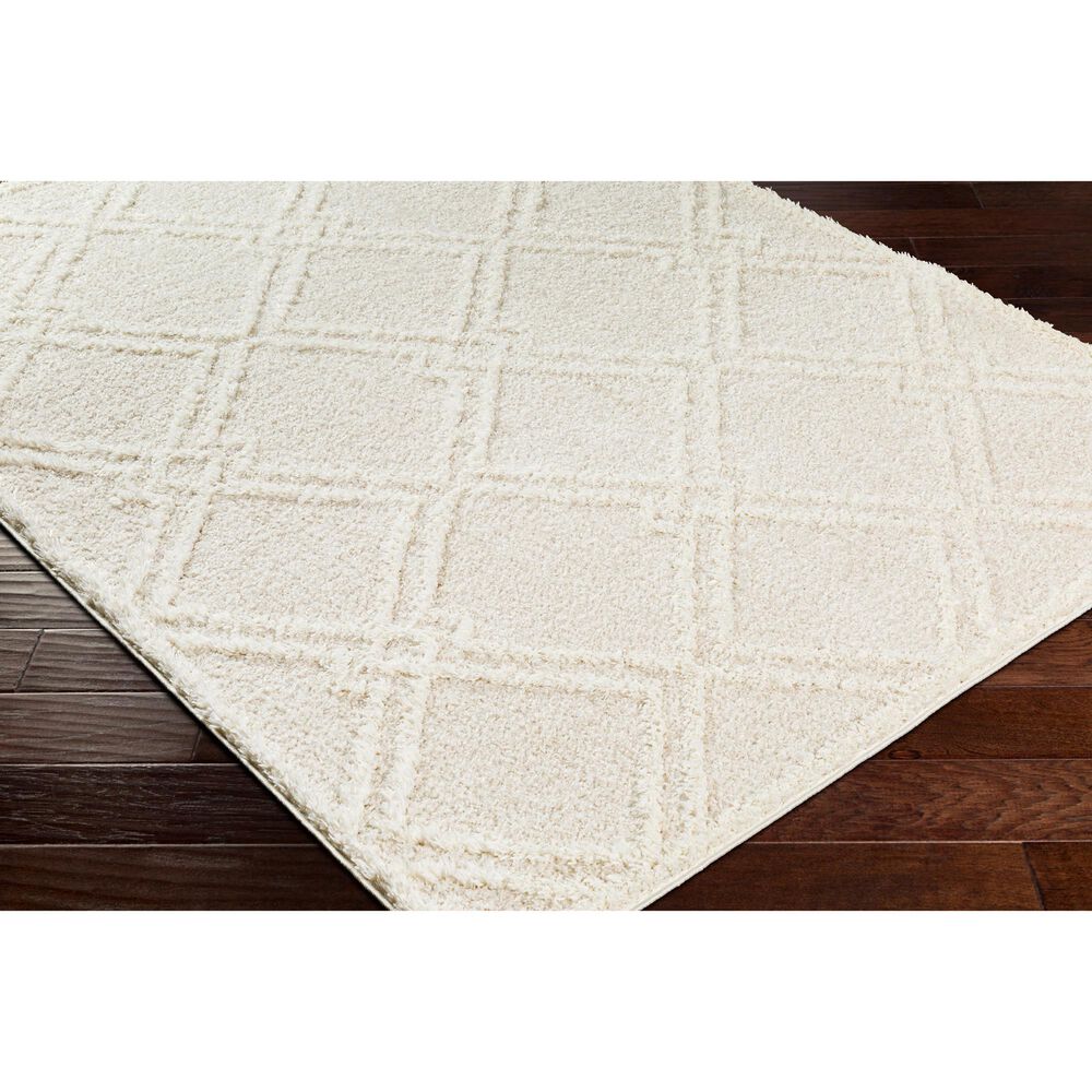 Surya Rodos RDO2312 5&#39;3&quot; x 7&#39;Beige and White Area Rug, , large