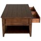 Belle Furnishings Cocktail Table in Rustic Brown, , large