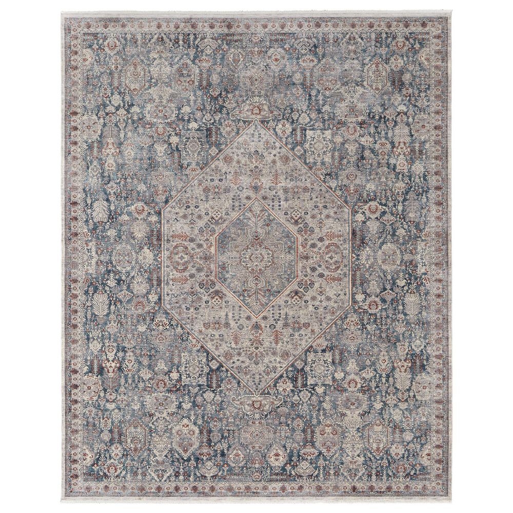 Feizy Rugs Marquette 2"8" x 10" Blue and Gray Runner, , large