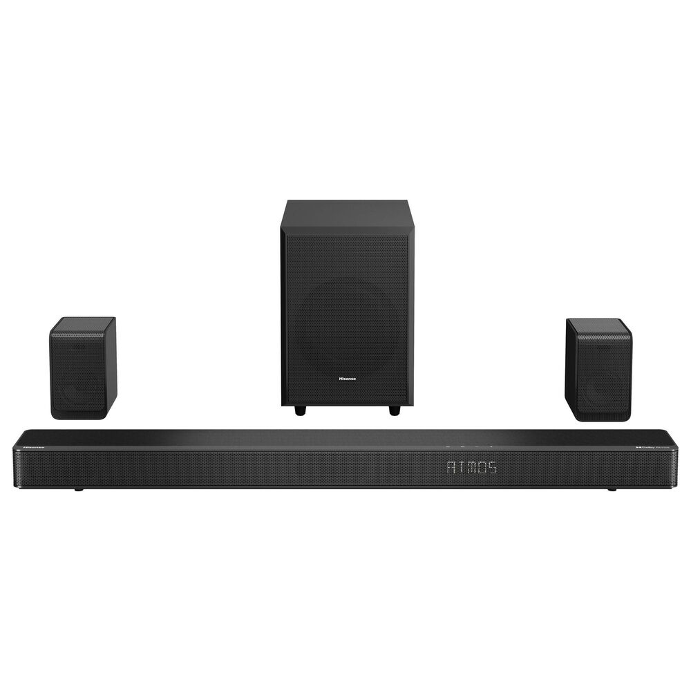 Hisense 5.1.2 Channel Soundbar System with Wireless Subwoofer in Black, , large