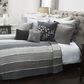 Rizzy Home Olivia Grace 106" x 92" Quilt in Gray, , large