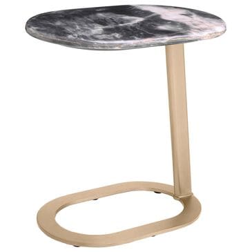 Eichholtz Oyo Side Table in Brushed Brass and Black, , large